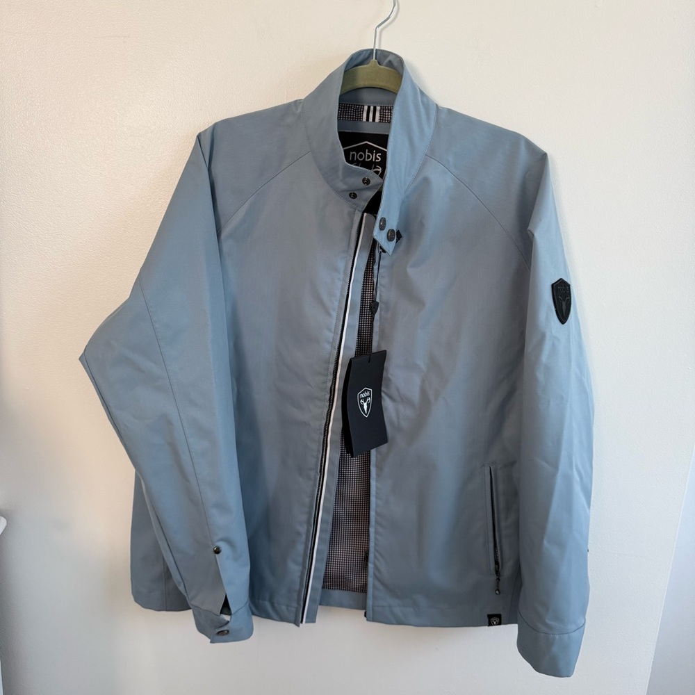 Nobis Men's Reichert Lightweight Jacket in Light Blue